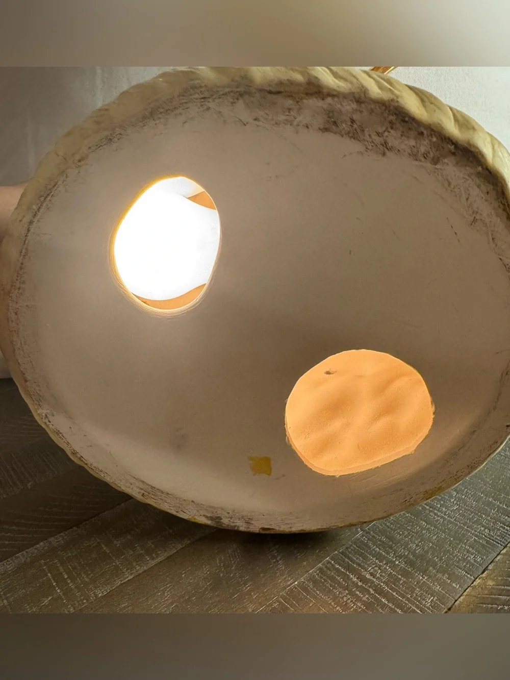 Vintage 1973 Atlantic Mold Noah’s Ark Lighted Ceramic Lamp Decor this is a rare!